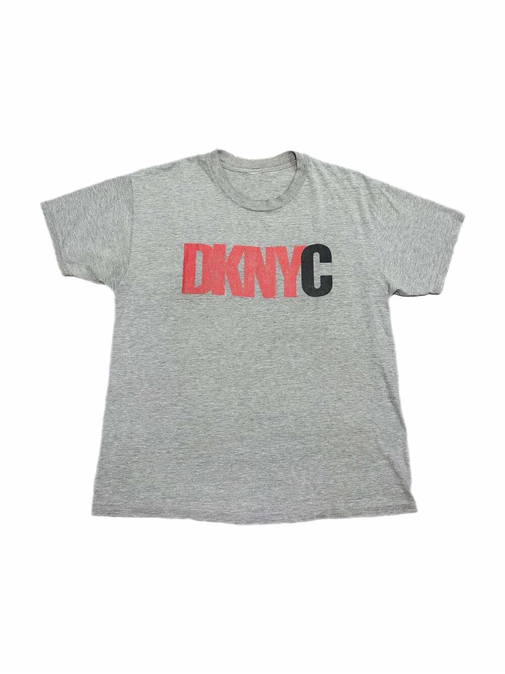 Vintage DKNYC Gray Graphic T-Shirt Size Large
